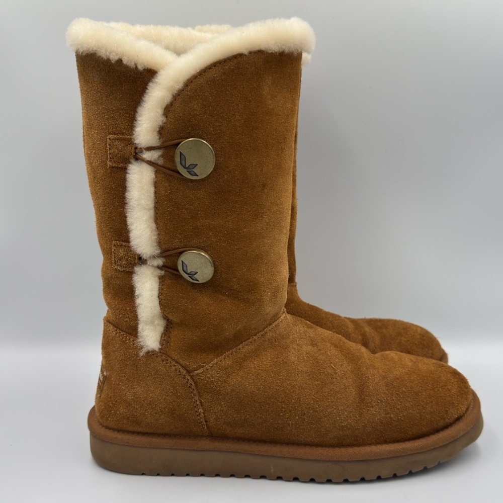 Koolaburra By UGG Kinslei Tall Chestnut Boots Woman’s Size 8